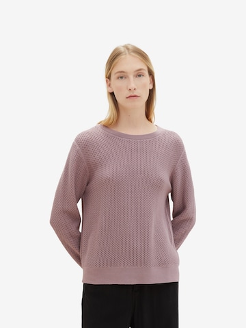 TOM TAILOR Sweater in Purple