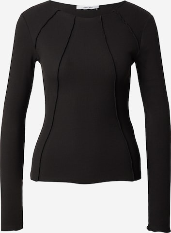 melns ABOUT YOU T-Krekls 'Marlies': no priekšpuses