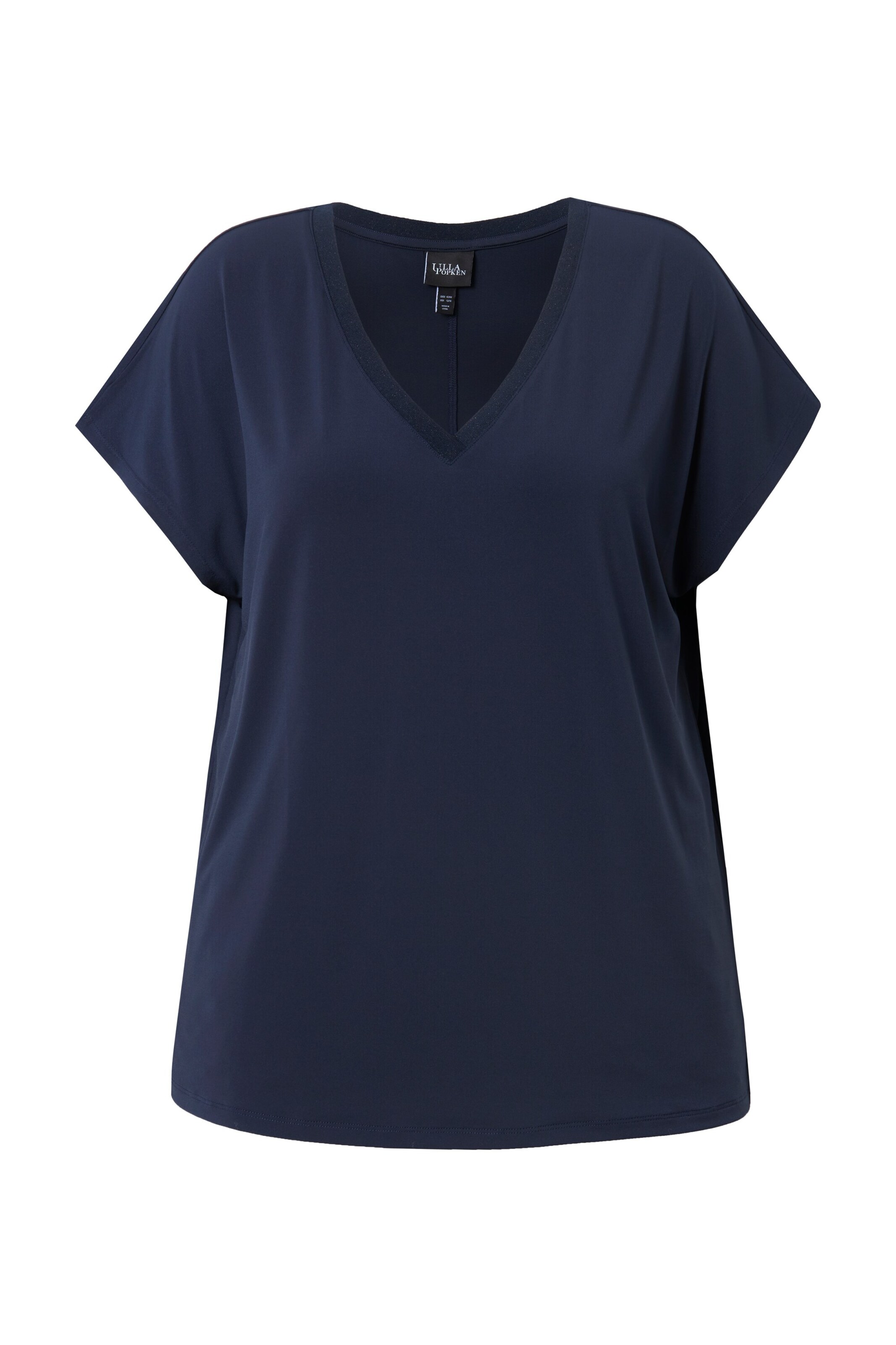 Ulla Popken Oversized shirt in Blue: front