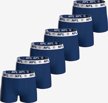 NFL Boxershorts in Blau: Vorderseite