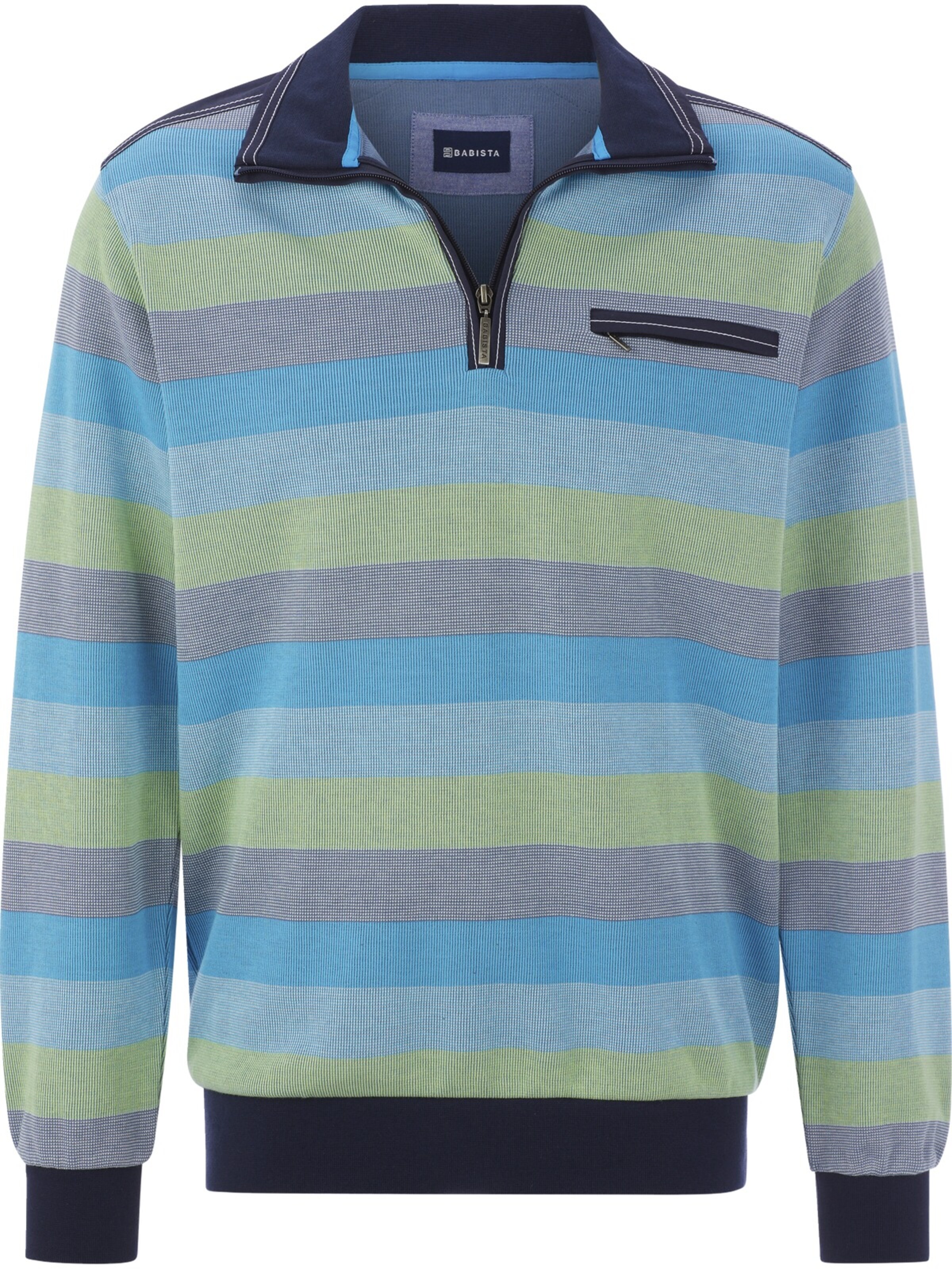 BABISTA Sweatshirt 'Olamar' in Blue: front