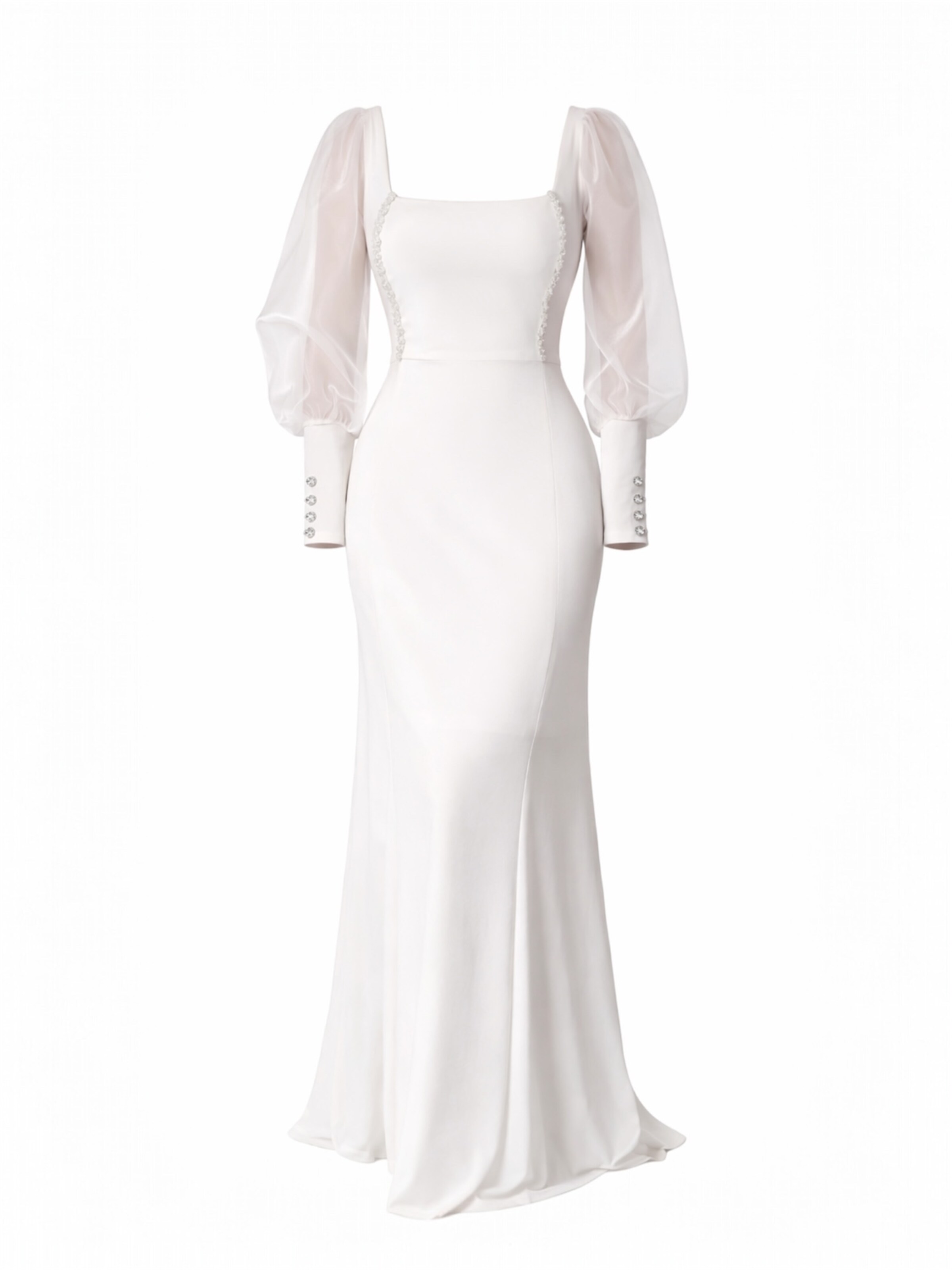 Elena Athanasiadou Abendkleid‌‌‌‌‌‌‌ in 36 in perlweiß, Produktansicht