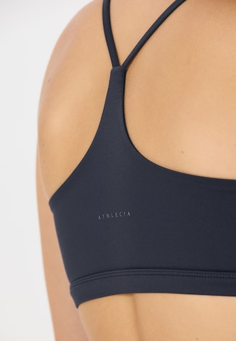 Athlecia Low Support Sport-BH 'Blossom' in Blau