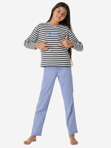 SCHIESSER Nachtkledij ' Nightwear 1 ' in Blauw: voorkant