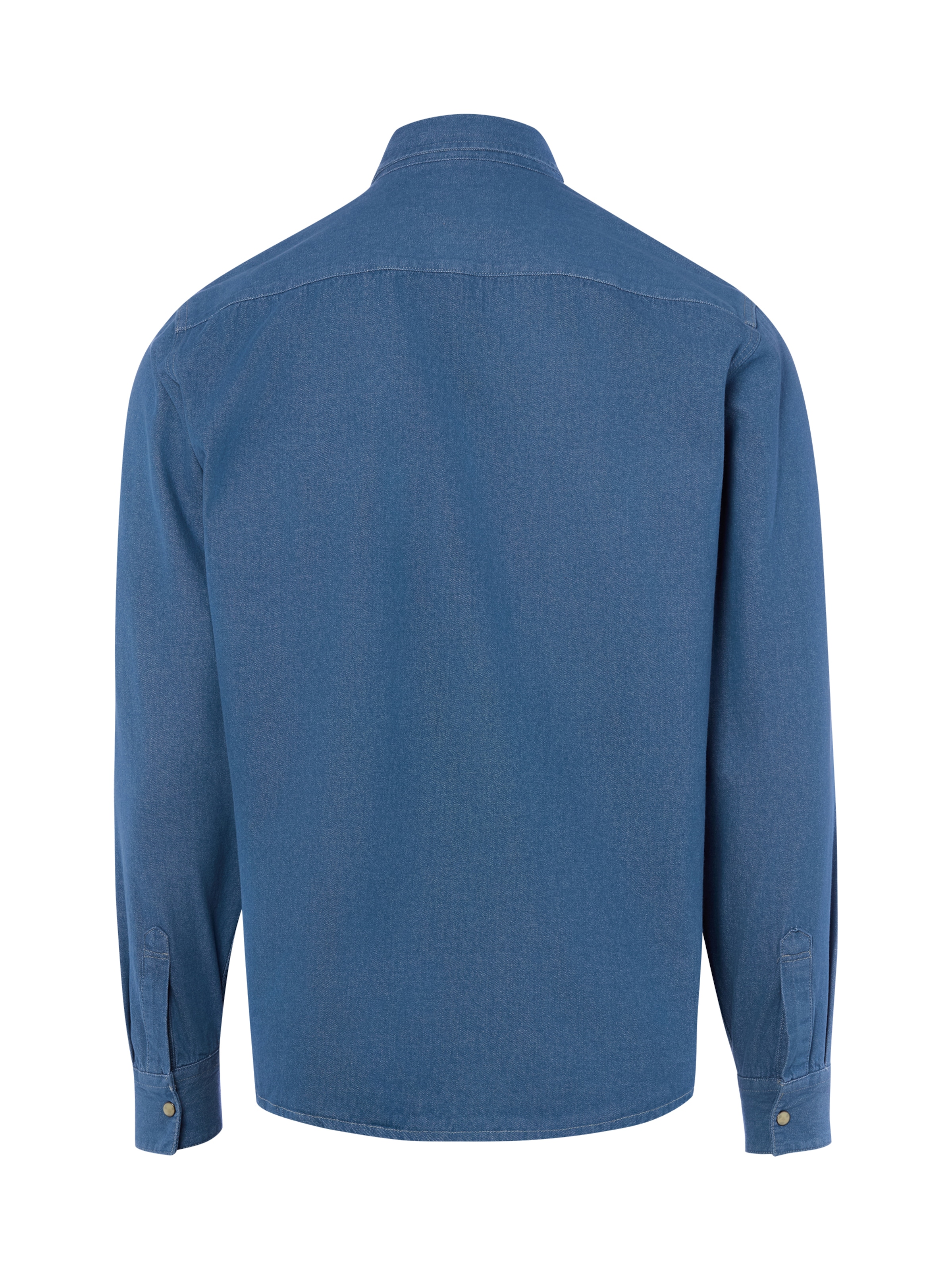 Nils Sundström Regular fit Overhemd in Blauw