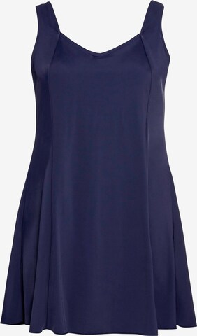 SHEEGO Swimsuit Dress in Purple: front