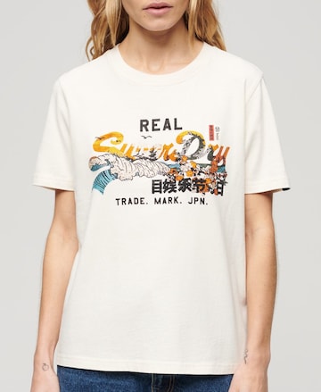 Tricou 'Tokyo' de la Superdry pe bej