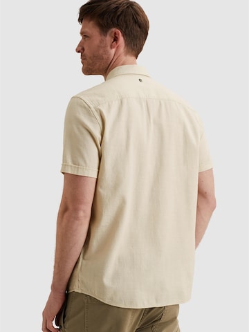 Regular fit Camicia 'Shirt in slub cotton with short sleeves' di PME Legend in beige