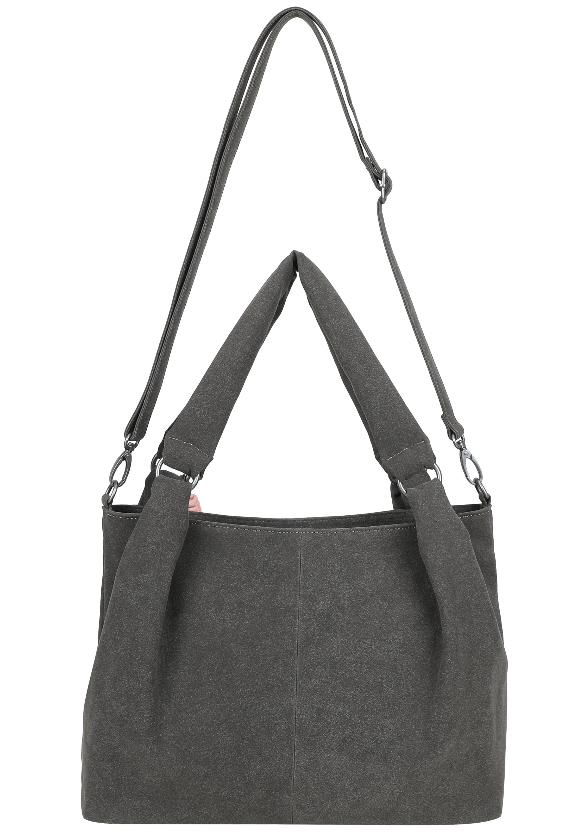 Shopper 'Sue03 Suede Jacky Soft' di Fritzi aus Preußen in grigio