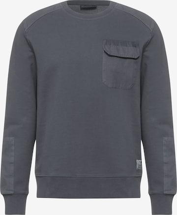 Street One MEN Sweatshirt in Grey: front