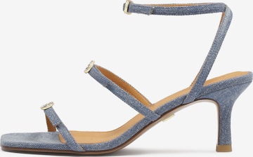 Kazar Strap Sandals in Blue: front