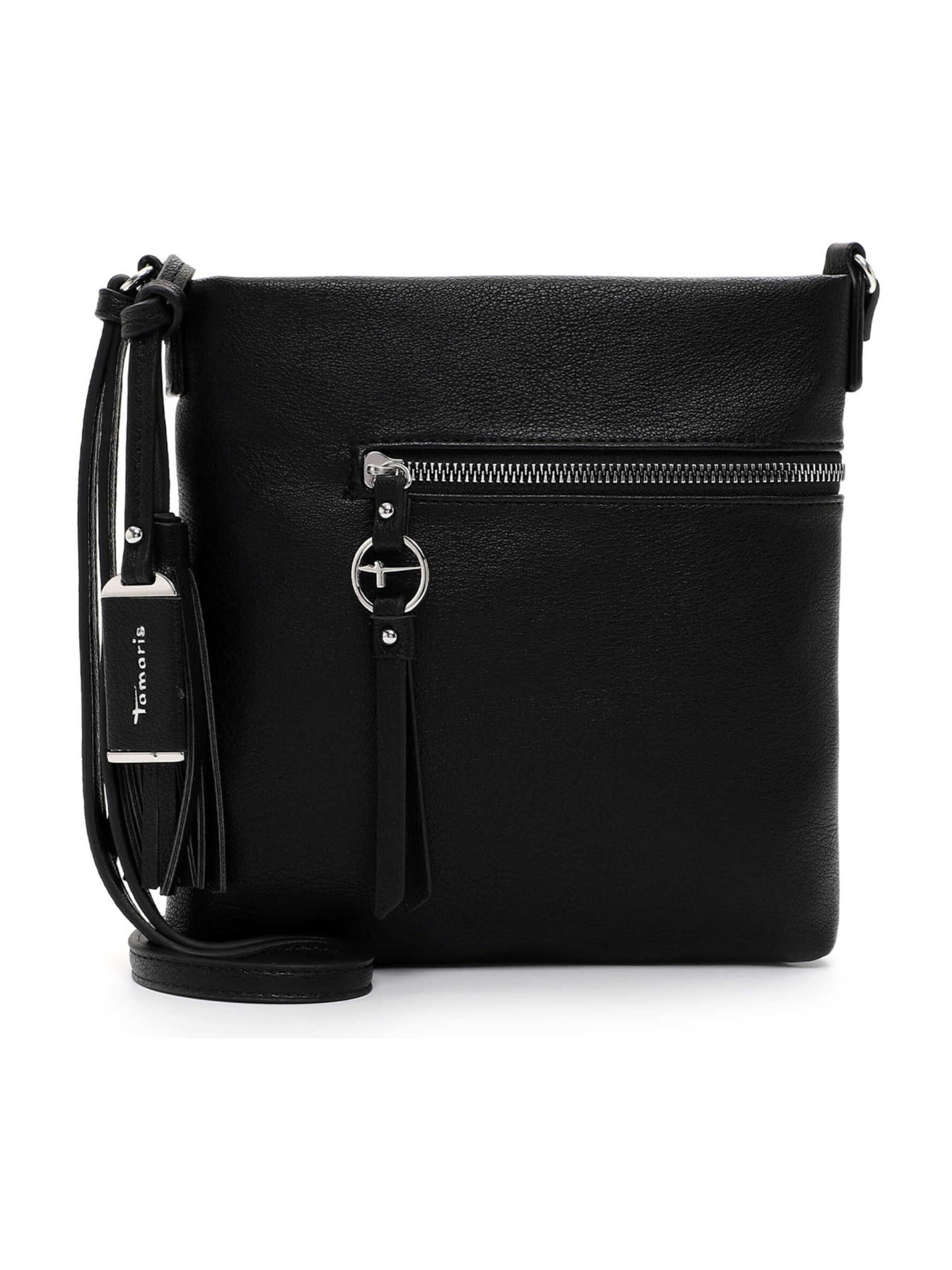 Geantă de umăr 'Nele' de la Tamaris pe negru: față