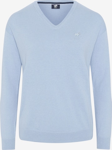 Polo Sylt Sweater in Blue: front