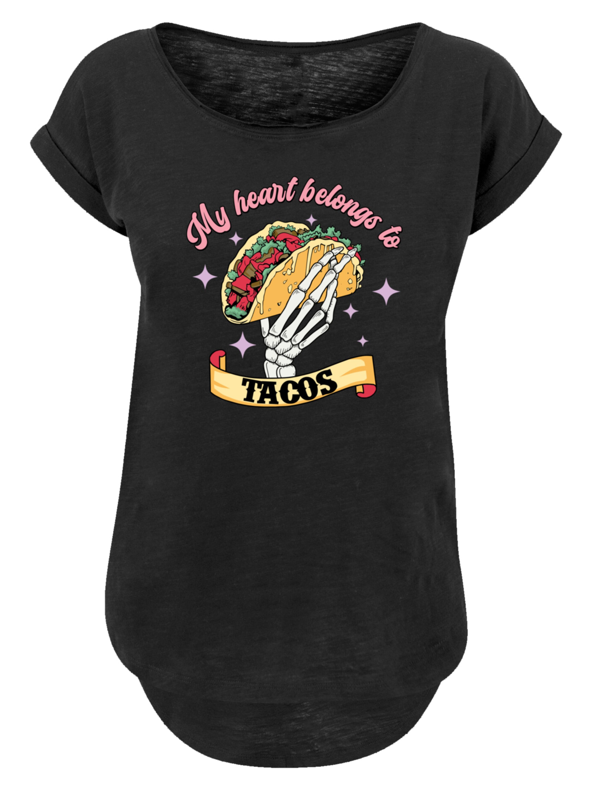 F4NT4STIC Shirt in Zwart: voorkant