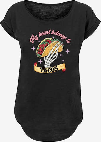 F4NT4STIC Shirt in Zwart: voorkant