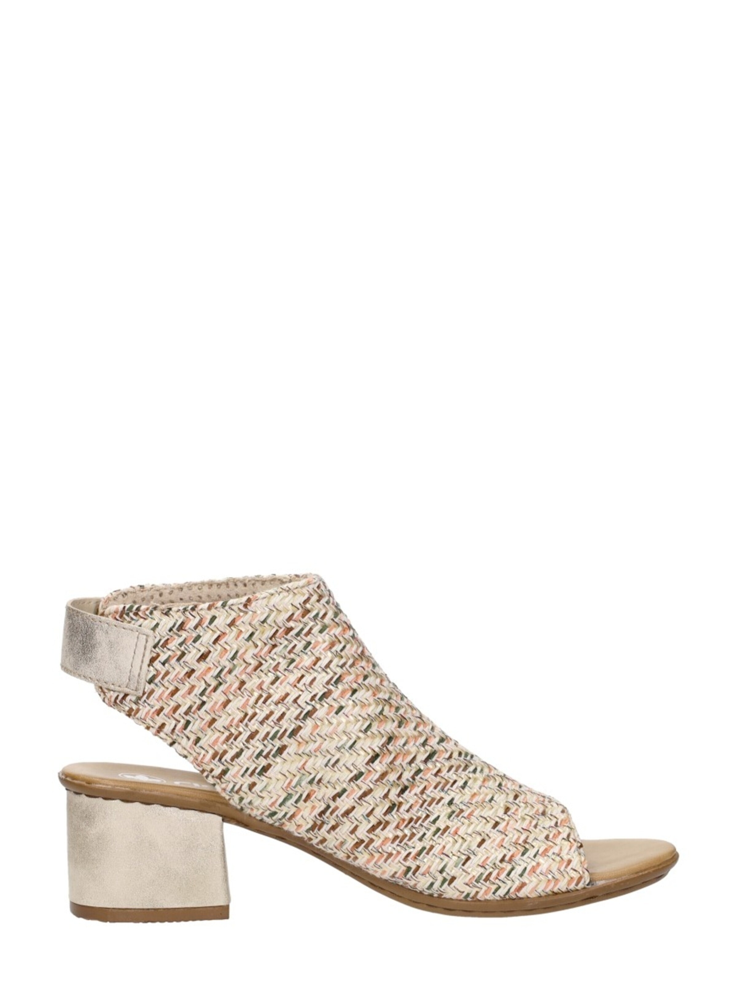 Rieker Sandaal 'Sandalen Hak' in Beige