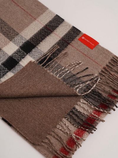 Sacred Valley Scarf 'Double Facet' in Cappuccino, Item view