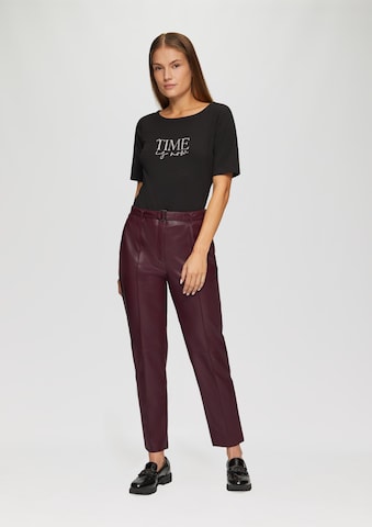 Regular Pantalon s.Oliver BLACK LABEL en rouge