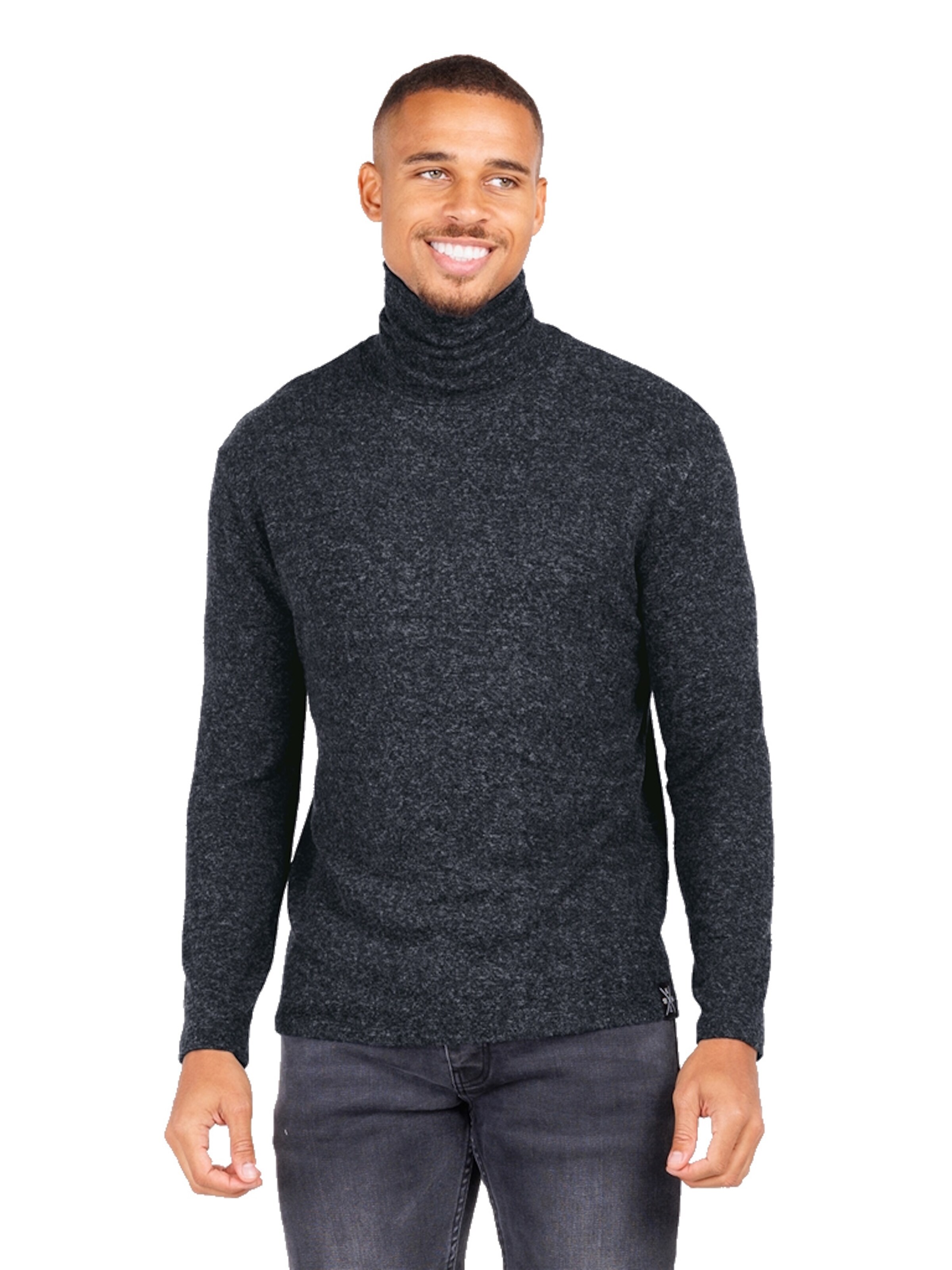 Key Largo Trui 'Steel' in Blauw: voorkant