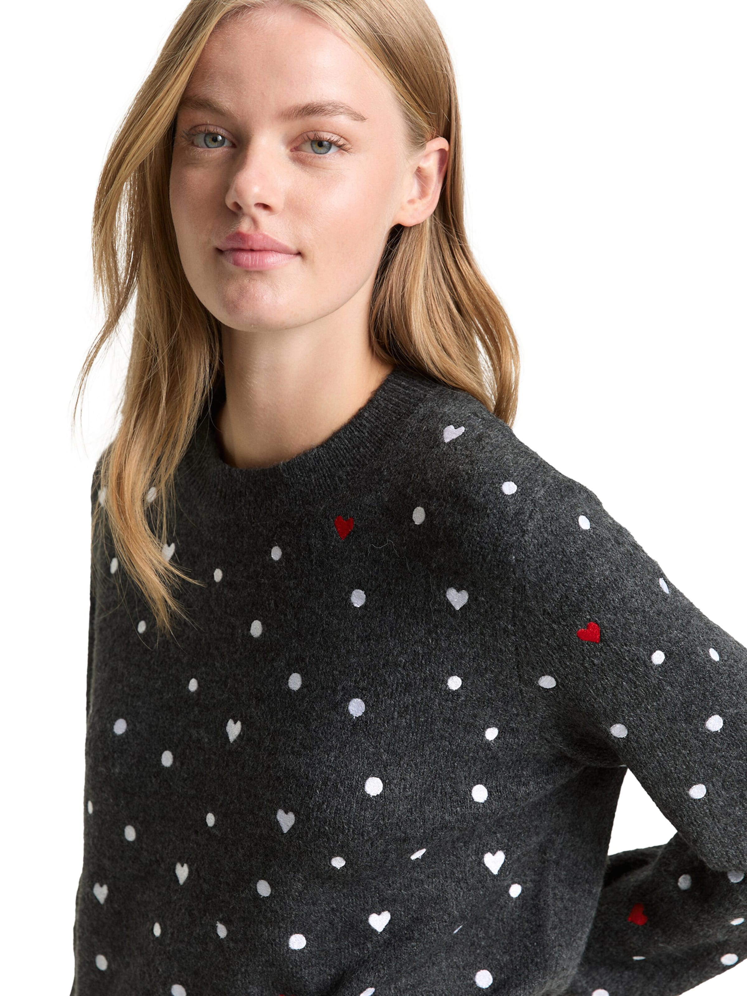 TOM TAILOR DENIM Pulóver - szürke