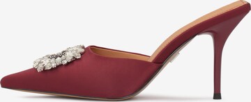 Kazar Mules in Red: front