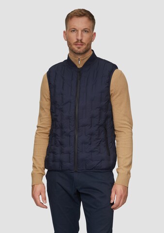 Gilet s.Oliver BLACK LABEL en bleu : devant