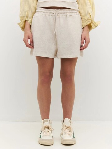 No Matter What Regular Broek in Beige