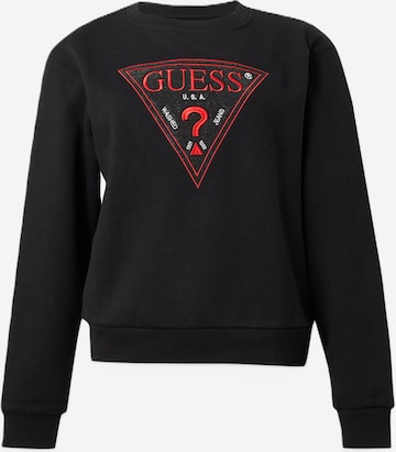 Sweat-shirt GUESS en noir : devant