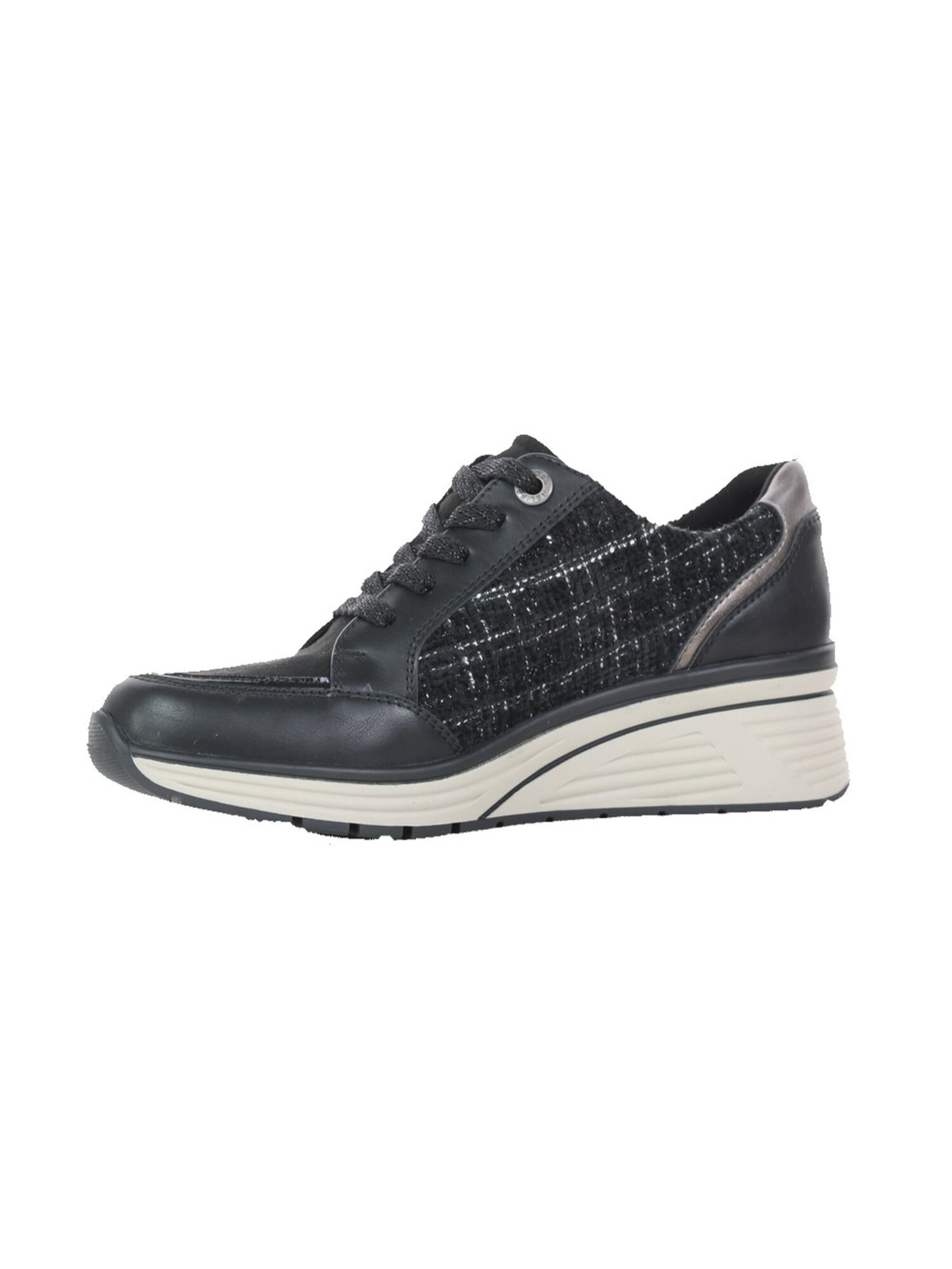 Relife Sneakers hoog in Zwart: voorkant