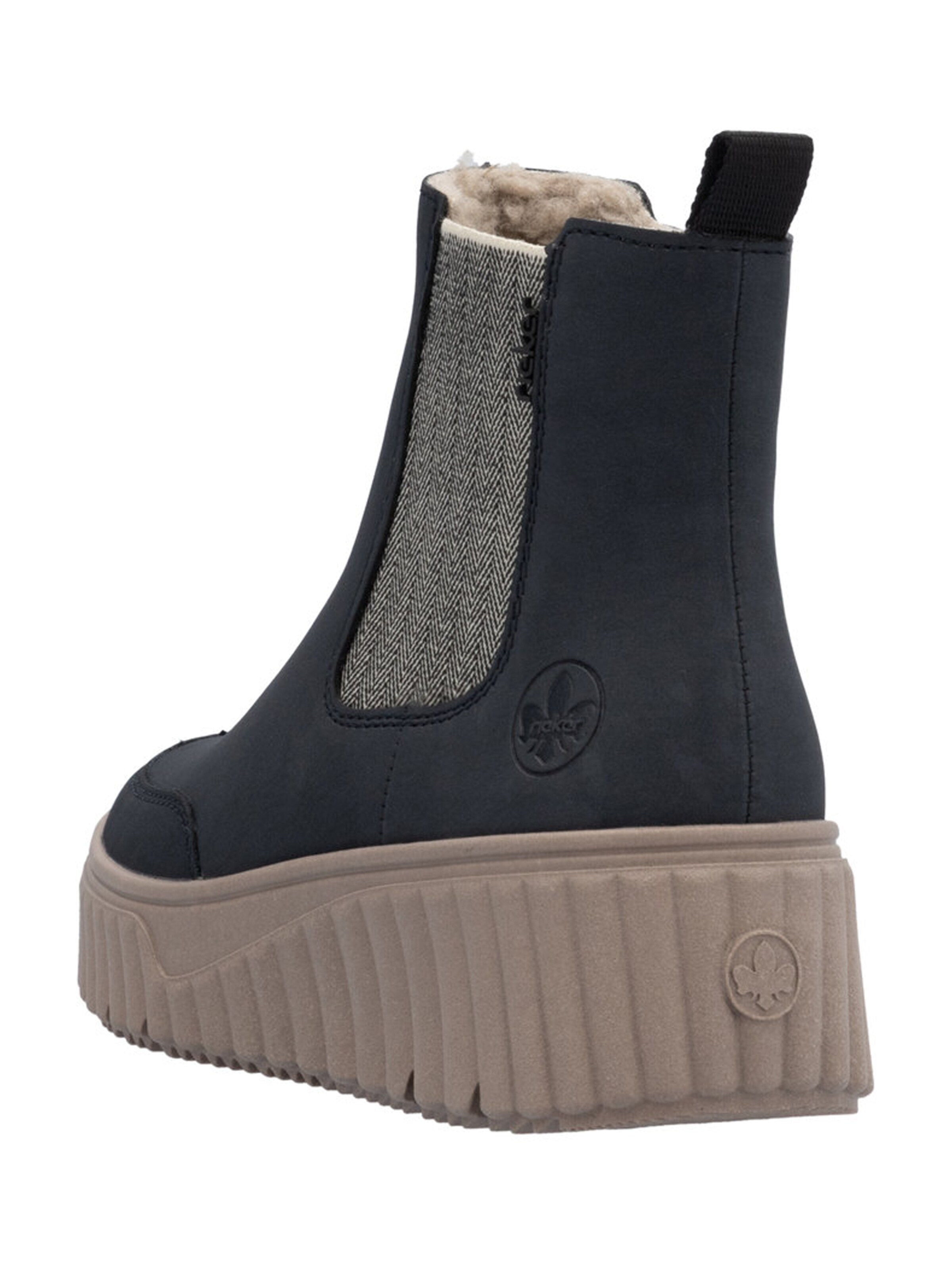 Ghete chelsea de la Rieker pe albastru