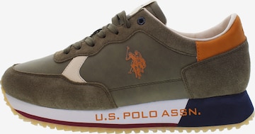 U.S. POLO ASSN. Platform trainers 'Cleef006' in Green: front