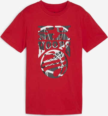 T-Shirt fonctionnel PUMA en rouge : devant