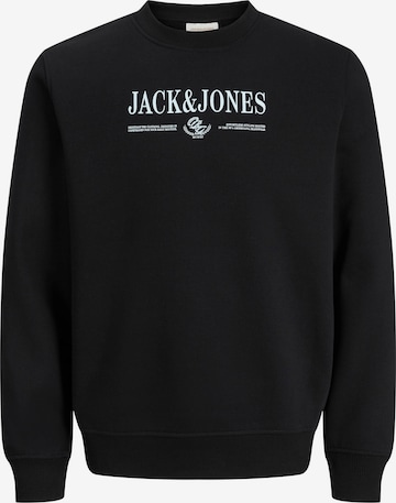 melns JACK & JONES Sportisks džemperis 'JORFREDERIKSBERG': no priekšpuses