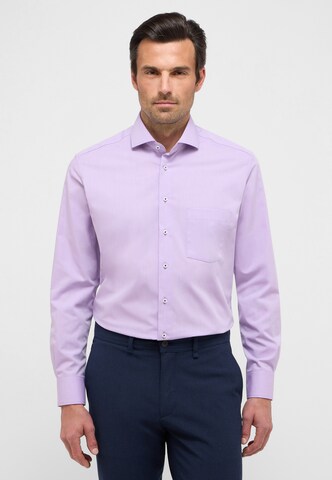 ETERNA Regular fit Business shirt in Purple: front