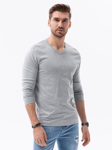 Ombre Shirt 'L136' in Grey: front