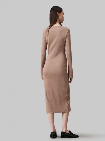 Calvin Klein Jeans Kleid in Braun