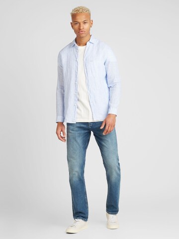 QS Regular Jeans i blå