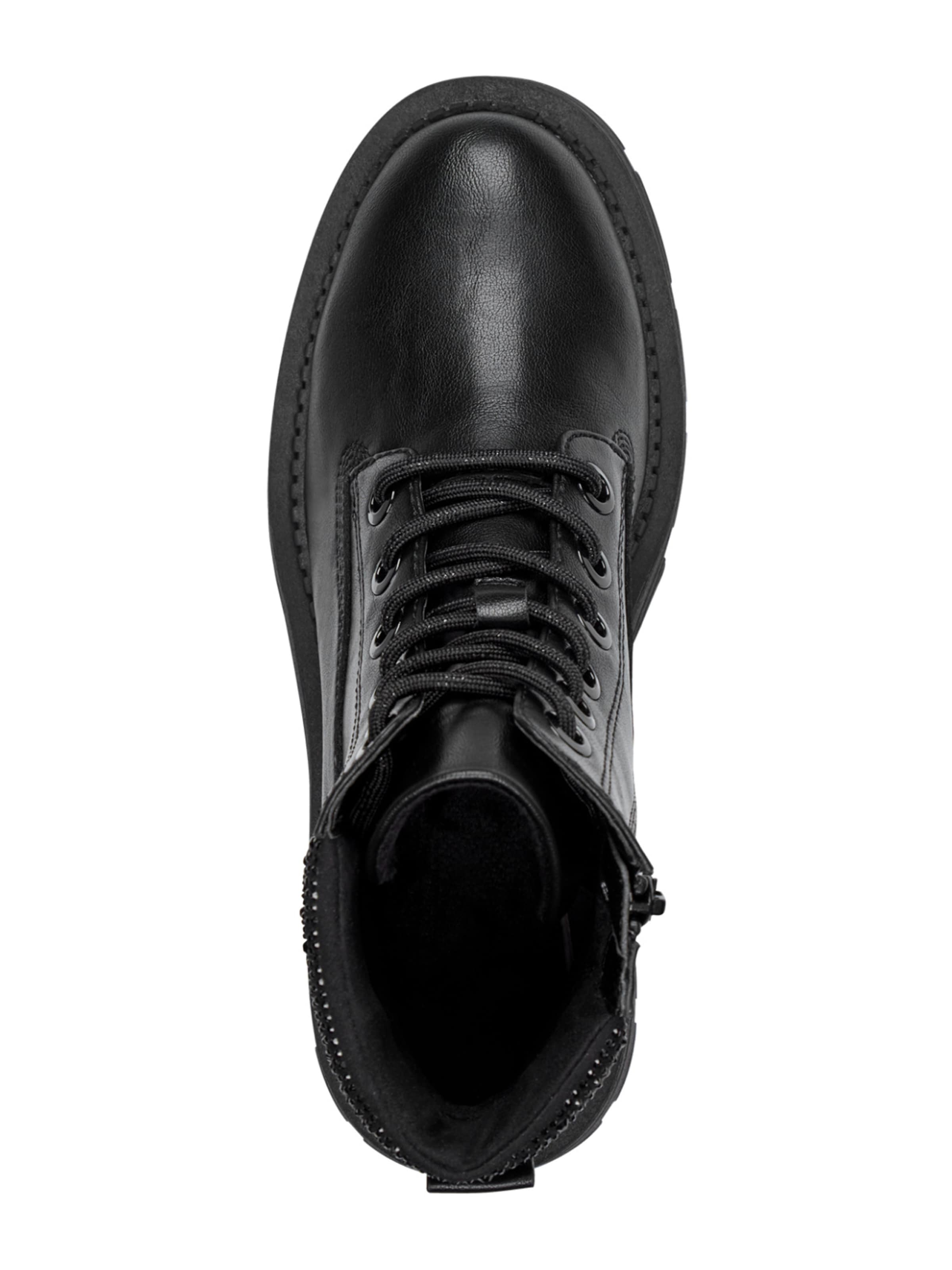 Tamaris Lace-up bootie in Black