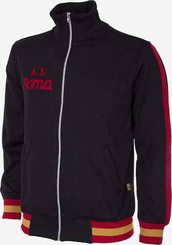 COPA FOOTBALL Sportjas 'AS Roma 1977 - 78 Retro Voetbaljack' in Zwart: voorkant