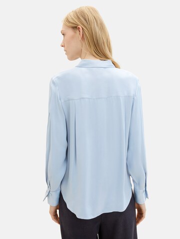 TOM TAILOR Blouse in Blue