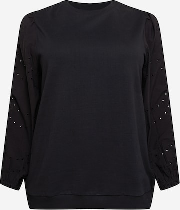 Dorothy Perkins Curve - Sweatshirt em preto: frente
