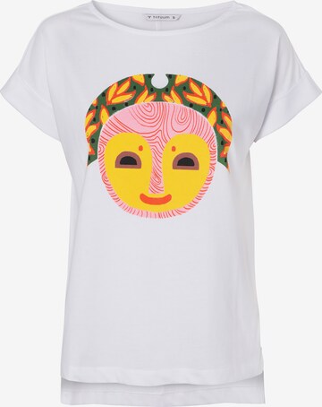 T-shirt 'MAKI 1' TATUUM en blanc : devant