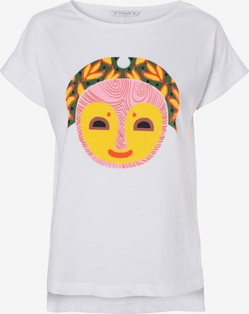 TATUUM T-shirt 'MAKI 1' i vit: framsida