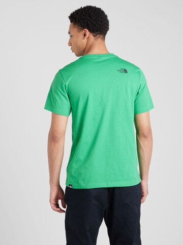 T-Shirt THE NORTH FACE en vert