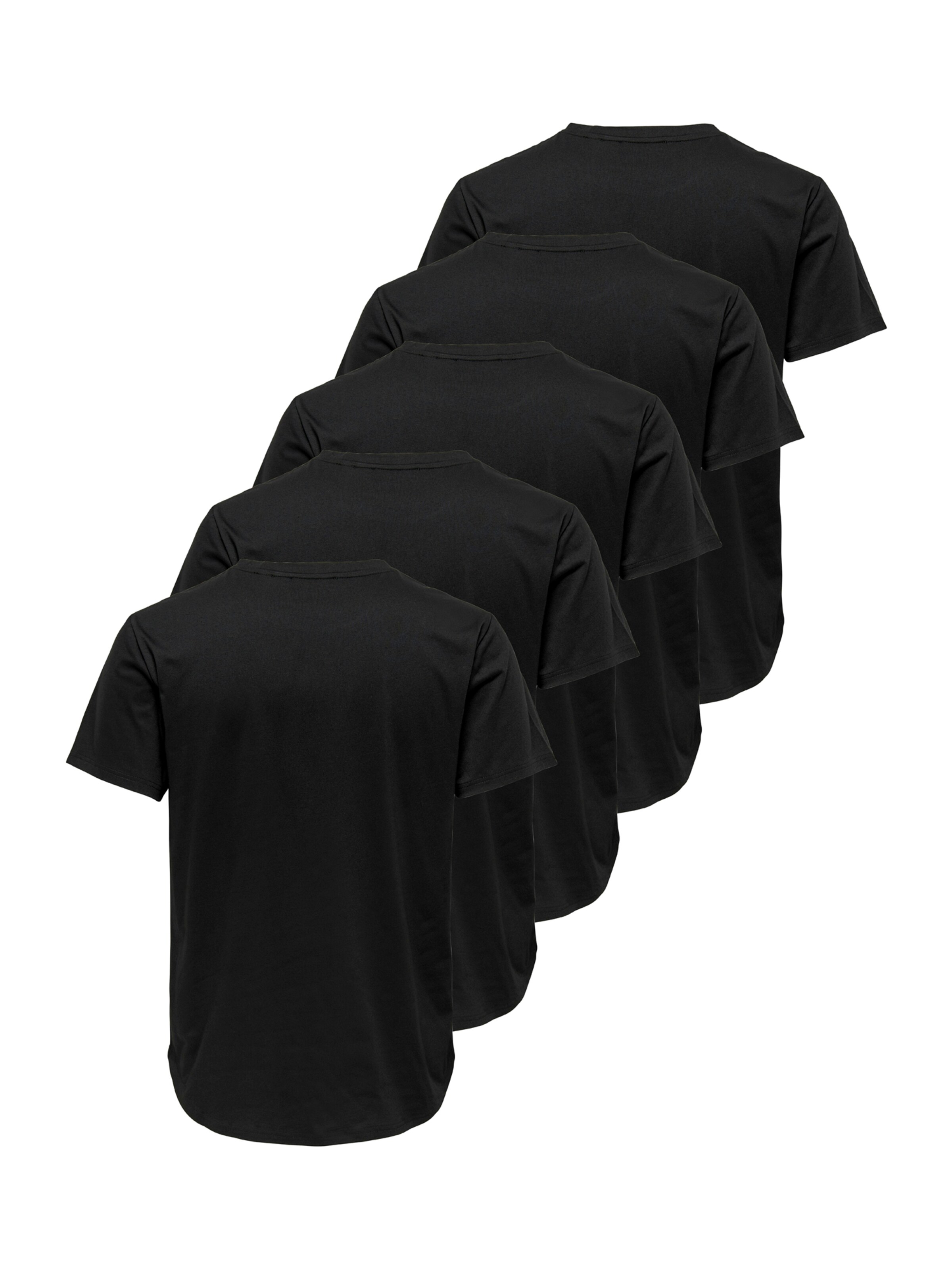 Only & Sons Shirt 'ONSJeff Longy' in Black