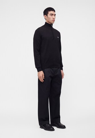 HUGO Sweater 'San Quintus' in Black