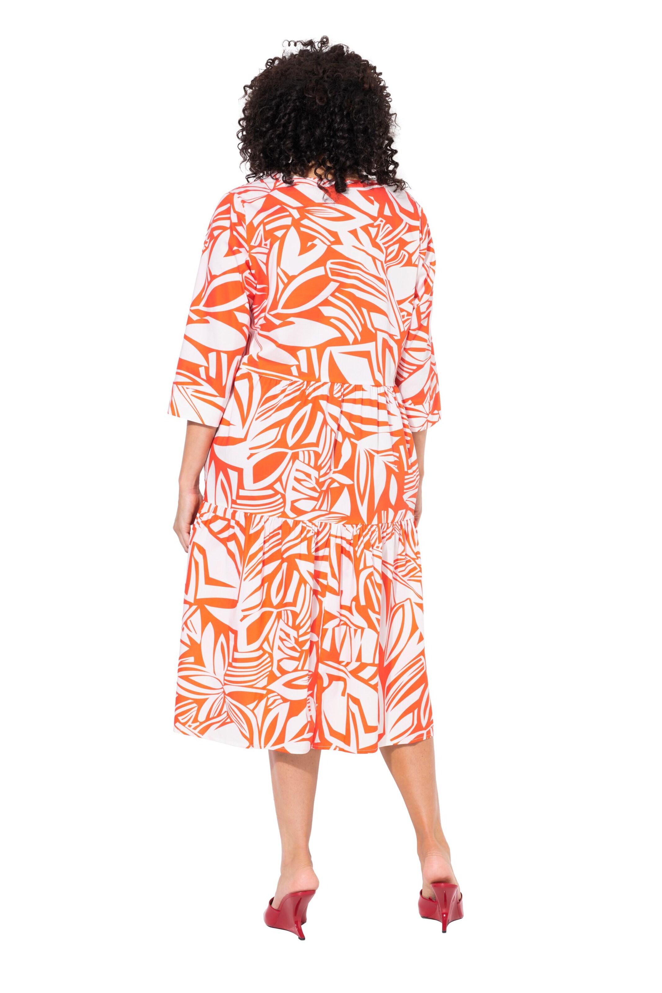 Ulla Popken Dress in Orange