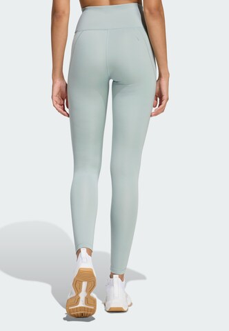 ADIDAS PERFORMANCE Skinny Sportbroek 'Essentials' in Groen