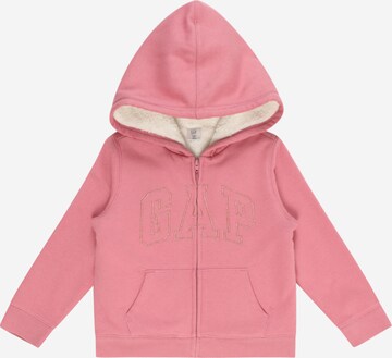 GAP Sweatvest in Roze: voorkant