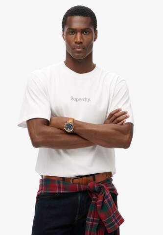 T-Shirt Superdry en blanc